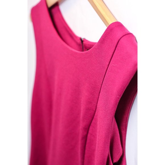 FREE PEOPLE CHA CHA MAGENTA SKATER MINI DRESS - Picture 4 of 6